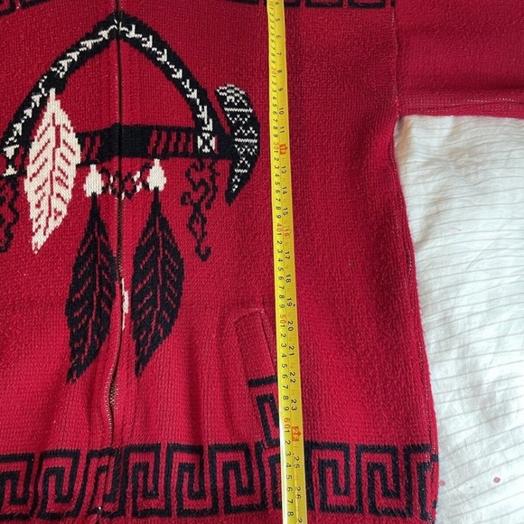 Vintage Tejidos Ruminahui Sweater - Indigenous Print - Wool - Men’s Size XL - Picture 9 of 12
